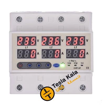 کنترل فاز بار  100 آمپر JBH  ( محافظ مرکزی ولتاژ جریان سه فاز )